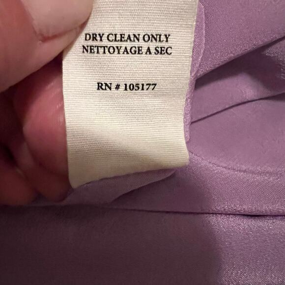 Ulla Johnson Simone Bubbled Tiered Silk Midi Skirt Foxglove Womens Size 4 - Picture 9 of 10